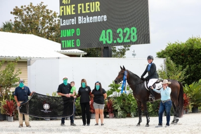 Fine Fleur par Cartier vd Heffinck vainqueur Grand Prix Eli Farri, Tampa(USA)