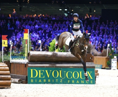 ALCATRAZ par CARTIER vd HEFFINCK monté par Alexander Bragg- Vainqueur !!! - Devoucoux Derby Cross CCI3* Paris